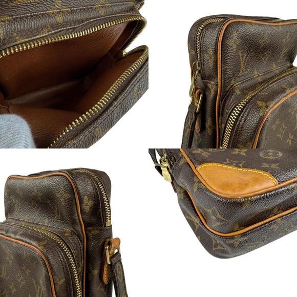 LOUIS VUITTON Authentic Brown Monogram Canvas Shoulder Bag - Picture 3 of 5